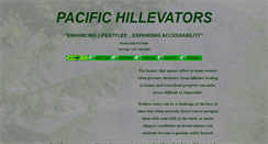Desktop Screenshot of pacifichillevator.com